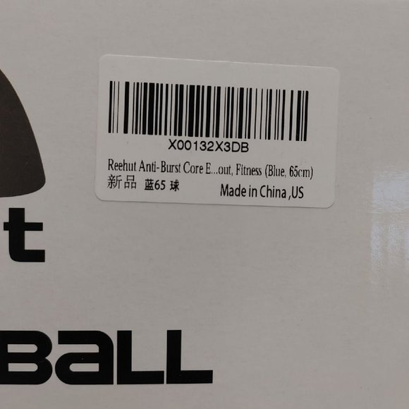 BRAND NEW Reehut Exercise Ball - Size Large (65 cm) - Picture 3 of 3